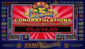 Cash Splash Slot jackpot
