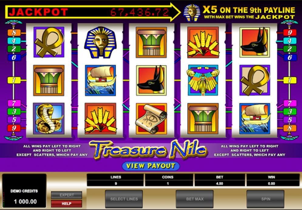 Treasure Nile Slot overview