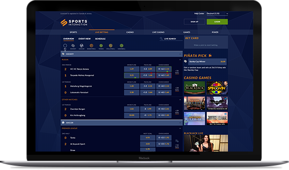 Sports Interaction casino review