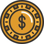 dollar coin symbol