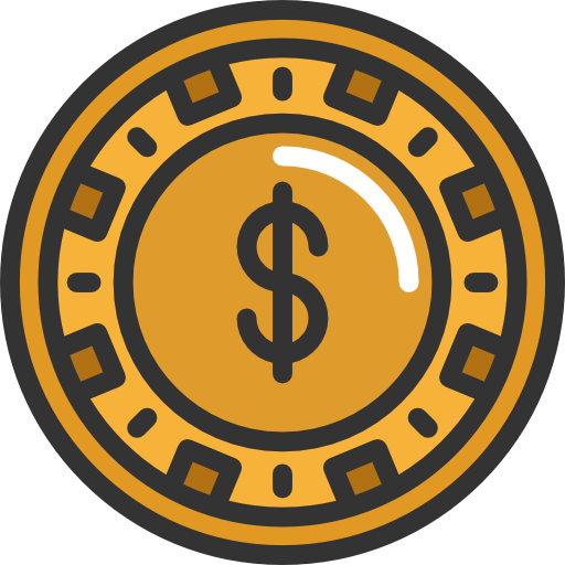 dollar coin icon