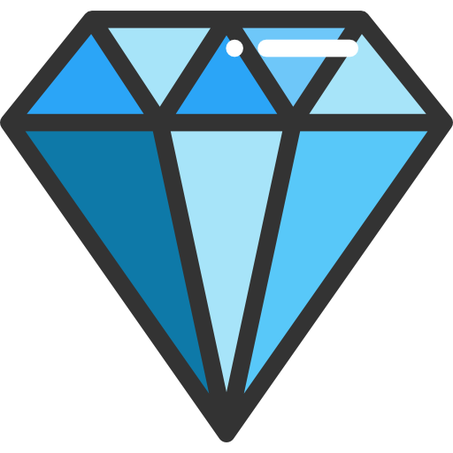 diamond slot symbol icon