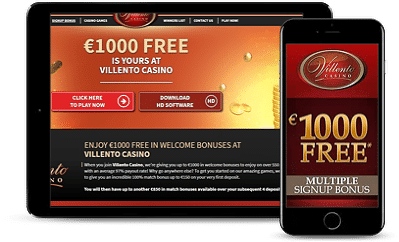 villento casino sign up