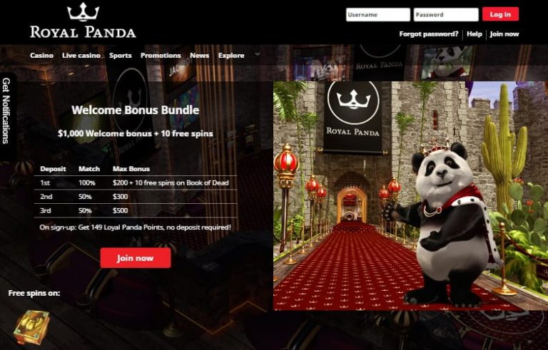 royal panda casino wiki