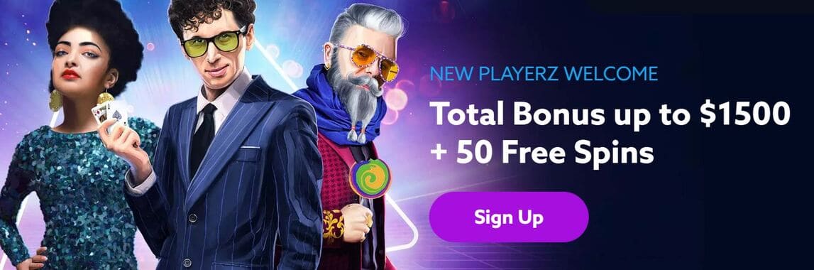 Playerz Casino Welcome Bonus