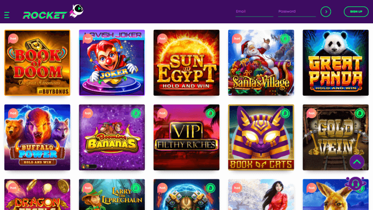 casino rocket game library